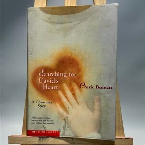 Scholastic Paperback , searching for David’s Heart by Cherie Bennett.